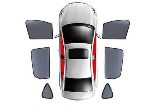 Sonnenschutz Für Toyota Für Land Cruiser Für Prado J150 2009-2021 Magnetische Auto Sonnenschutz Schild Seite Fenster Sonnenschutz Visier Sonnenblende Schatten (Größe : 6PCS)