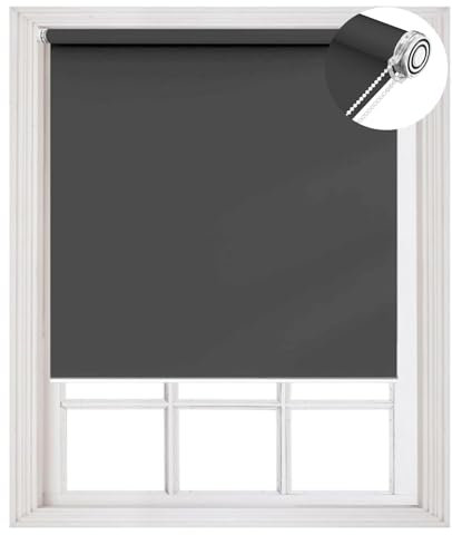 Tenda oscurante a rullo per finestre e porte, facile installazione, impermeabile, protezione solare ideale per ufficio e camera da letto, senza fori, oscurante, privacy garantita