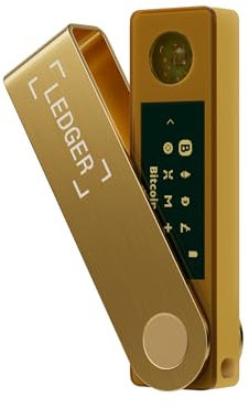 Ledger Nano X — Sichern und verwalten Sie Ihre Krypto und NFTs unterwegs mit unserer Bluetooth-fähigen Hardware-Wallet. (Gold)