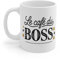 Mug Le Café du Boss - Tasse Élégante et Inspirante pour Le Bureau Taille 11oz