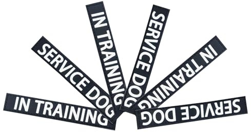 Taktische Hunde-Serie, Patch, Moral, Armee, Klauenmuster, Schäferhund, Diensthund, Arbeitshund, für Sicherheitsgurt, Weste, Halsband während des Trainings, Trainings-Patch mit Klettband, 6 Stück
