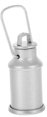iplusmile Mini Pot à Lait Mini Bidon De Lait en Métal Mini Cafetière Expresso Mini Cafetière en Métal avec Couvercle Décoration De Cafetière Modèle De Cafetière Miniature Alliage