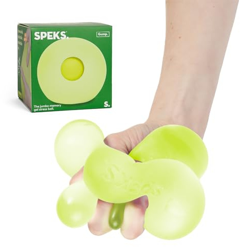 Speks Jumbo Gump Stress Balls | Ultra Soft Squishy Fidget Toy for Adults & Teens | Stress Relief & Desk Toy | Algae