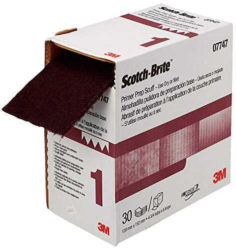 Cubitron Scotch-Brite Primer Prep Scuff 07747, 4-3/4 pulgadas x 15 pies