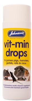 Johnsons Hamster and Gerbil Vit-Min Drops, transparent,100 ml (Pack of 1)