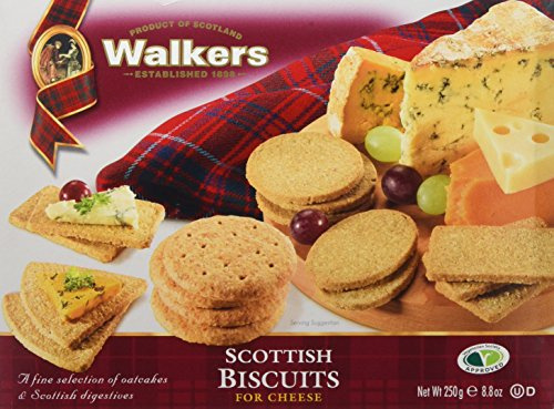 Walkers Shortbread Scottish Biscuits For Cheese, 8.8-Ounce Boxes