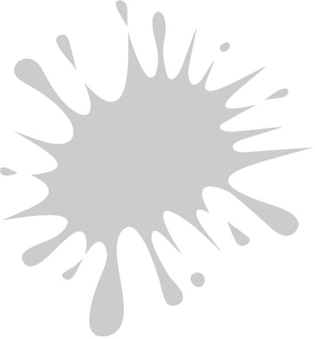 Samunshi® Farbkleckse Aufkleber Klecks Sticker in 6 Größen und 25 Farben (9,3x10cm Silber)