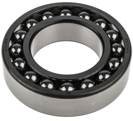 SKF 2212 ETN9/C3 Double Row Self-Aligning Bearing, ABEC 1 Precision, Open, Plastic Cage, C3 Clearance, Metric, 60mm Bore, 110mm OD, 28mm Width