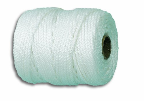 Chapuis - Ficelle Polyamide Tressée Multiusage - Utilisation en Extérieur - Résistance à la Rupture Indicative 90 kg - Diamètre 2,5 mm - Longueur 50 m - Blanc