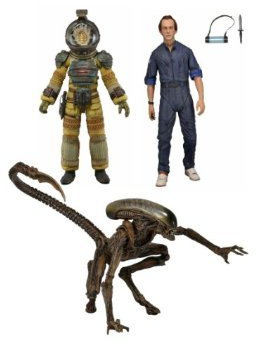 NECA Alien / 7-Zoll-Action-Figur-Serie 3: Kane, Bishop (Alien) 3-er Set