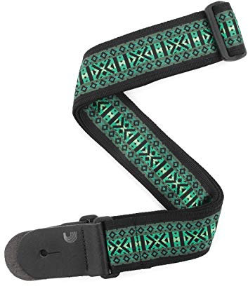 D'Addario T20W1422 Planet Waves Monterey Gitarrengurt (Breite: 5 cm) grün