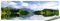 ARTBAY Berge Wald See Poster XXL, Panorama Kunstdruck - 118,8 x 42 cm, Forggensee bei Neuschwanstein, Füssen, Bayern, Deutschland, Alpen, König Ludwig II., | Wandposter | Fotoposter | Wandgestaltung