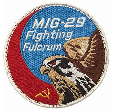Stoff-Aufnäher versch. Modelle MIG-29 Fight.