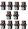 Oiyagai Lot de 10 Connecteurs Jack RCA Femelle pour Montage sur PCB – Double Prise AV Audio Vidéo pour Projets DIY et Amplificateurs