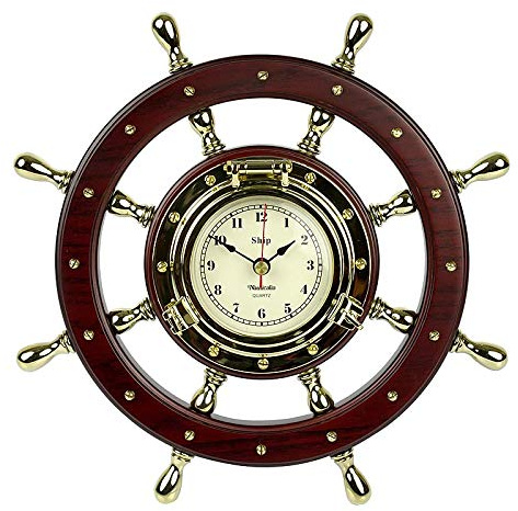 Nauticalia Schiffsrad Uhr