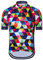 Fahrrad Trikot Männer Fahrrad Trikot MTB Trikot Reißverschluss Mountain Road Fahrrad Tops T-Shirts Atmungsaktive schnell trocknende Kleidung Sommer Rennrad Trikot Herrenbekleidung bunt L.
