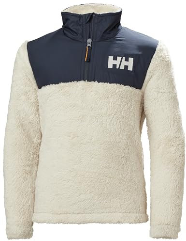 Helly Hansen Unisex Kinder Jr Champ 1/2 Zip Midlayer Pullover, Creme, 8 EU