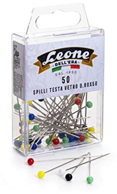 Leone Dell'Era APSCV080050 Glaskopf, gemischte Farben, 0,80 x 50, 50 Stück