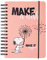 Grupo Erik: Bullet Journal Snoopy | Quaderno A5 ad anelli 180 pagine con copertina rigida, chiusura elastica, carta d'avorio di alta qualità e pagine puntinate, ideale per appunti o journaling