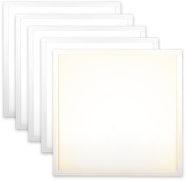 Xtend EcoLight 5x LED Panel 62x62 dimmbar Warmweiß 3000K 40W 3400lm Rasterleuchte LED Deckenleuchte Triac Netzteil PLe2.2