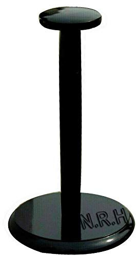 Armor Black Wooden Helmet Stand Decorative Handmade Ideal For Usage at Home, in Stores, or at Events.