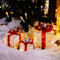 CCLIFE Juego de 3 cajas de regalo con luz LED,caja de Navidad con luz, caja de regalo iluminadas de Navidad para árbol de Navidad, hogar, decoraciones de Navidad