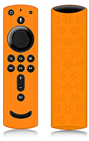 NSGJUYT TV Remote Control Cover Protective Case for Fire TV Stick 4K 2nd Gen and 3rd Controller Compatible with Alexa Voice Remote (Color : Orange)