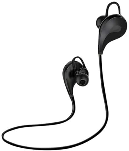 Ecouteurs Bluetooth Sport pour Samsung Galaxy A52 Smartphone sans Fil Bouton Son Kit Main Libre Intra-AURICULAIRE Universe (Noir)