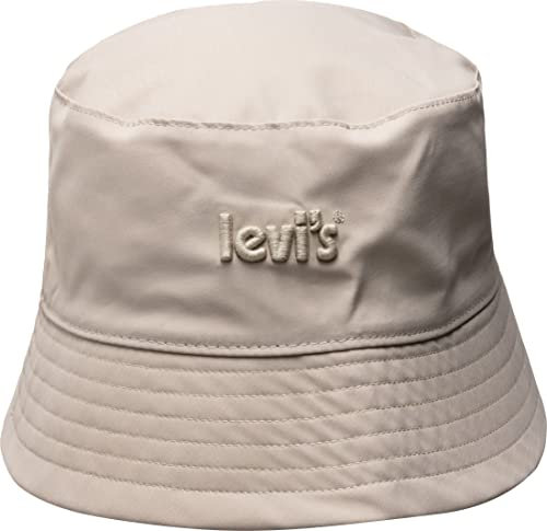 Levi's Unisex Reversible Bucket Hat Headgear, Khaki hell, 56