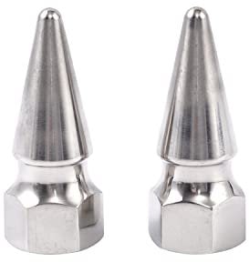 Lowrider 304 Stainless Steel Spike Axle Nuts Schwinn Cruiser Chopper BMX Stingray 3/8-24
