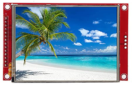 LCD-Anzeigemodul, 3,2 Zoll, Anzeige TFT 320 240 3,2 Ili9341 3,2 240 * 320 TFT-LCD-Anzeigemodul 4 Draht SPI TFT LCD-Bildschirm mit Kartenkäfig TFT Anzeigemodul (mit Berührung)