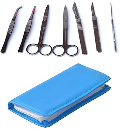 JUIYU Mikroskop-Zubehör-Kit 7 Stück/Set-Mikroskop-Werkzeugkit for Proben, die Mikroskop-Teile & Zubehör herstellen Mikroskopische Objektträger