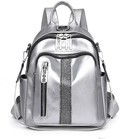 Lässiger Rucksack Damen Weiche Seite Verwenden Meist Einen Kleinen Rucksack Mit Diamanten