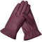 Ymmchy Touchscreen Handschuhe für Damen Warme Lederhandschuhe Gefüttert Winter SMS-Handschuhe Weinrot XL