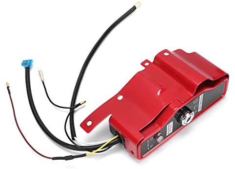 Kit di Avviamento Elettrico, Interruttore di Accensione Elettrico con 2 Chiavi, 20,5x7cm, Pannello a 2 Pulsanti, Compatibile con motori Honda GX340 e GX390 da 11HP, 13HP, 15HP e 16HP