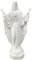 JISADER Jesus Christus Statue, 3D Jesus Christus Figur, Christus Statue Heilige Vater Jesus, Jesus Statue Figurine Religious Collection, Resin Jesus Joseph Statue für Schreibtisch Regal, Weiß