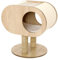 Jack und Vanilla – Molly Cat Tree Cocoon – Stabiler und langlebiger Katzenturm – Interaktiver Katzenspielplatz – Modernes und Elegantes Design – Braun