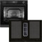 Oranier Pyrolyse Backofen Set EBP620 Einbau autark 9 Funktionen - Flächen-Induktion 80 cm mit Dunstabzug KFA690-4 Kochzonen & Multi-Slider-Steuerung