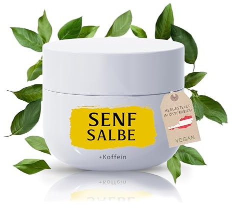 NEU! Aktiv Senfsalbe gegen Cellulite- 190 ml -Anti Cellulite Creme mit Koffein - Hochdosierter Senfextrakt -Hergestellt in Österreich