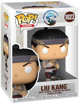 Funko Pop! Games: MK1- LIU Kang - (God of Fire) - Mortal Kombat Game Franchise - Vinyl-Sammelfigur - Geschenkidee - Offizielle Handelswaren - Spielzeug Für Kinder und Erwachsene - Video Games Fans