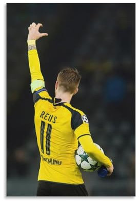 Marco Reus hübscher Fußballposter, Sportposter (3) Leinwandposter, Wandkunst, Bilddrucke, hängende Foto-Dekoration, Heimposter, Kunstwerke, 20 x 30 cm