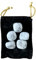 Howlita Piedra Natural - 5 Cristales Pulidos Howlita con Propiedades Energéticas, Howlita pulida (Howlita, 5 PCS)