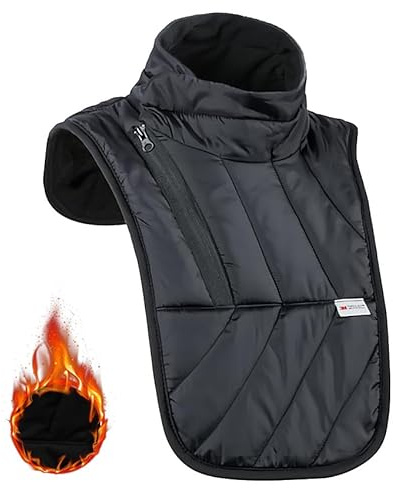 mjmoto Wasserdichter Halswärmer, Motorrad, Winter, Thermo-Halstuch, Gesichtsmaske, winddicht, Radfahren, Sturmhaube für Damen und Herren