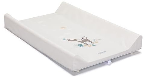 Fillikid Wickelplatte inkl. Wickelauflage Exklusiv | Wickelaufsatz zum Aufsetzen auf Baby- & Kinderbetten 60 x 120 cm und 70 x 140 cm | Wickeltisch Wickeltischaufsatz 80x50cm