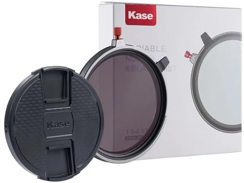 Kase Filtro per Obiettivo 3-in-1 43mm ND Variabile 1,5-8 F-stop + CPL + Black Mist 1/4, filtro neutro densità da ND3 a ND236, filtro polarizzatore circolare, filtro effetto multistrato per studio