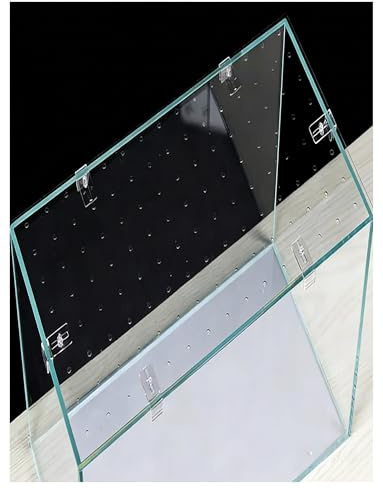 Transparenter PC-Kunststoff-Aquariumdeckel – Aquariumabdeckung, springsicherer, ausbruchsicherer Bildschirm for Fischschalen und Schildkrötenbecken(60x30cm/23.6x11.8in)