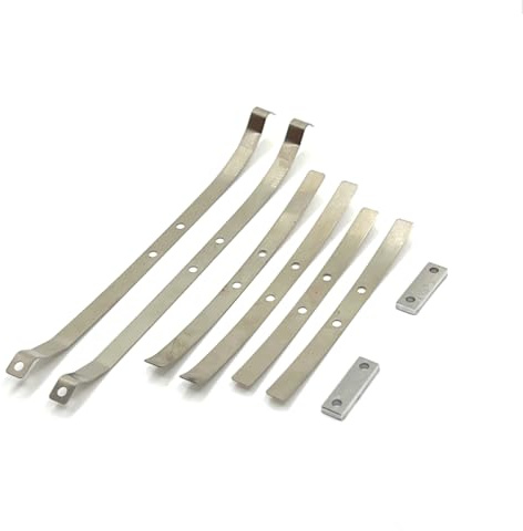 MIGHTY SCAPERS Metal Rear Axle Fixed Spring Plate for 1/12 RC Car – Replacement Drivetrain Part Compatible with MN82 LC79 Chassis