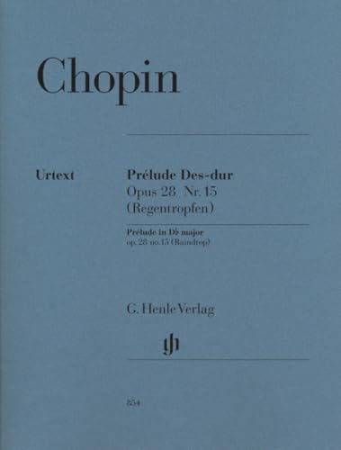 Prélude Des-dur op. 28 Nr. 15 (Regentropfen): Instrumentation: Piano solo (G. Henle Urtext-Ausgabe)