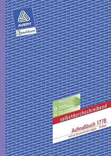 Aufmassbuch 2x50BL SD ZWECKFORM 1778 f,Baugewerbe