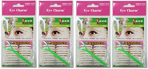 Eye Charm Magic Wide - Double Sided Eyelid Tape X 4 Packs by Eye Charm